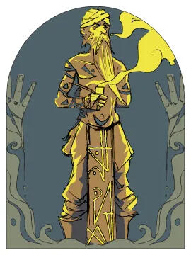 Blood Magus. OSR RPG illustration for Crowns 2ed